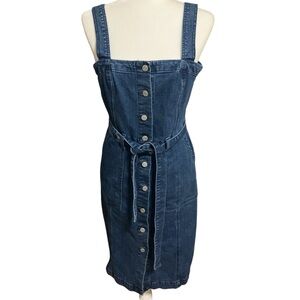 Women's Denim Button-Down Dress